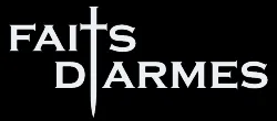 Logo de Faits d’Armes, fabricant français d’équipement d’AMHE.